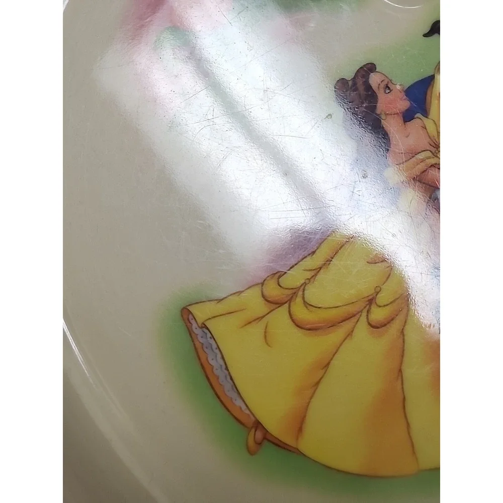 Disney Beauty and the Beast Children's Heart‎ Selandia Melamine  2 Piece Set